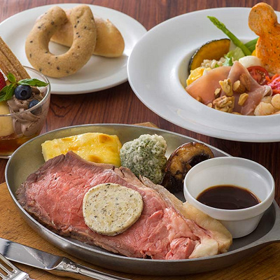 ディズニーランド食べ物：ローストビーフセット