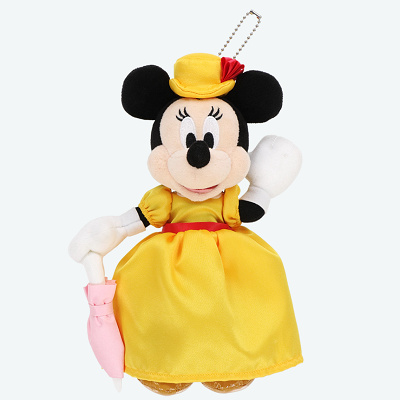 ぬいぐるみバッジ（ミニー）（ディズニーランドホテルグッズ）