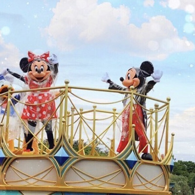 ディズニーランドのミニパレード