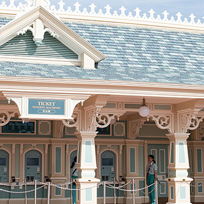 ディズニーランド新チケットブース