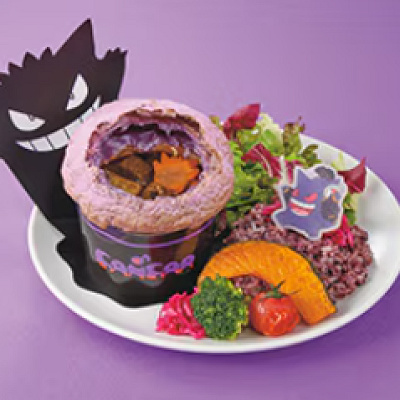 DJゲンガー登場？！ブラックビーフシチューのパイ包み焼きプレート