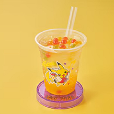 DJピカチュウのレモンソーダ＆ピカピカコースターセット