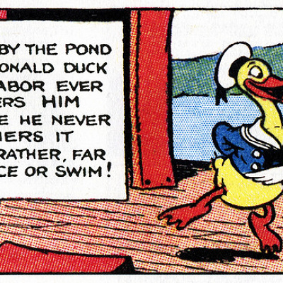 「かしこいメンドリ」の頃のドナルドダック