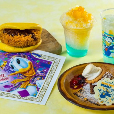 ドナルドの誕生日のフード＆ドリンクメニュー