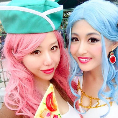 ワンピースのなりきりメイク