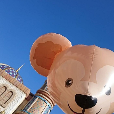 ダッフィーの風船