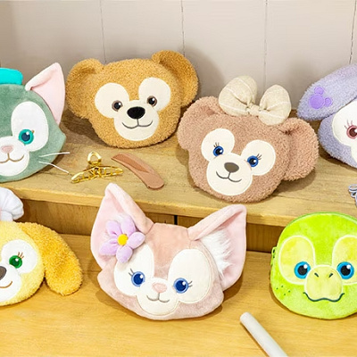 ダッフィー&フレンズの顔型ポーチ