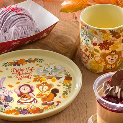 ダッフィーたちの秋のぼうけんスーベニアメニュー