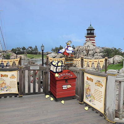 ダッフィーのデコレーション