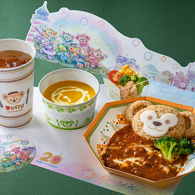 ダッフィーのスペシャルセット（ビーフ）