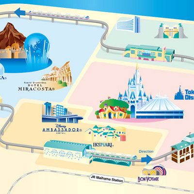 ディズニーリゾートラインの各駅