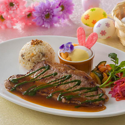 イースター・ステーキプレート