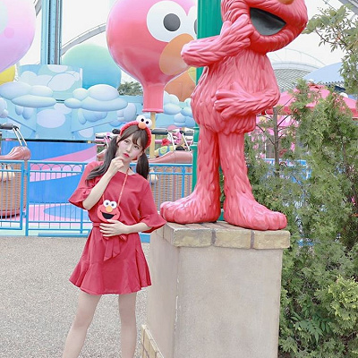 エルモのコスプレ