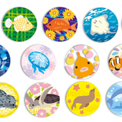 えのすいヘアゴム＆えのすいマグネット