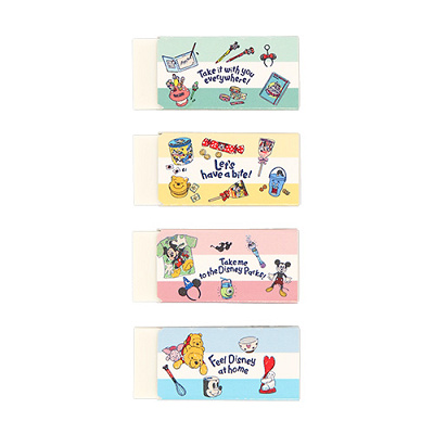 消しゴム〈MONO〉セット(ディズニーお土産モチーフグッズ)