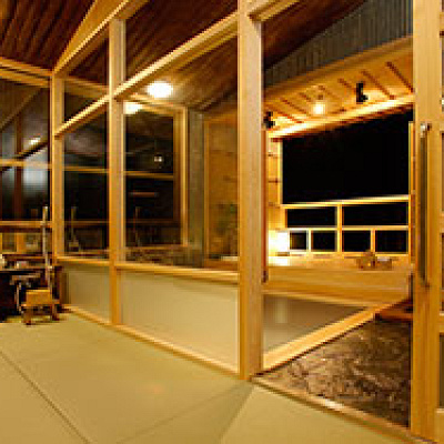 フォーレスト蔵王温泉の露天風呂