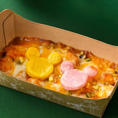 ニョッキグラタン（チョリソー、キノコ、ピスタチオ）