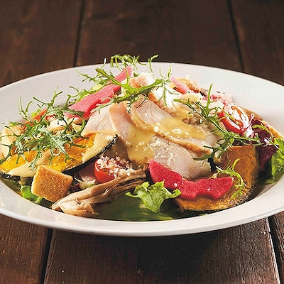 グリルチキン＆パンプキンサラダ