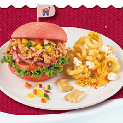 ハンバーガー ～BBQ プルドポーク～