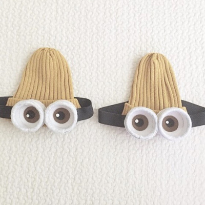 ミニオンゴーグルをハンドメイド
