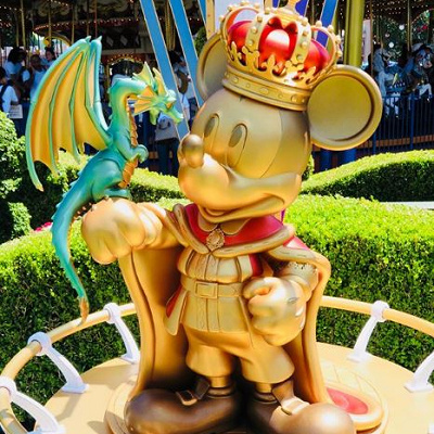 ファンタジーランドのハピエストミッキースポット 