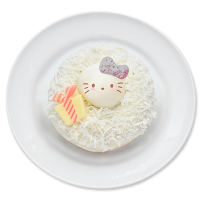 ハローキティのホワイトリース♡ドーナツ