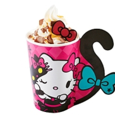 ハローキティのハロウィーン・デザートドリンク