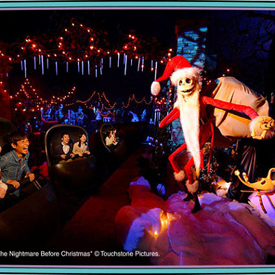 ホリデーナイトメアバージョンのホーンテッドマンション