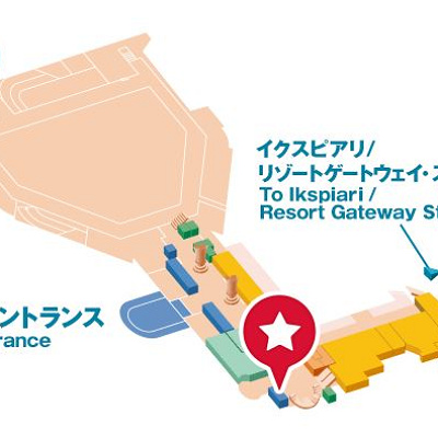 ホームデリバリーサービスカウンターの地図