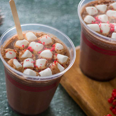 ホットカクテル（バーボン＆ココア）