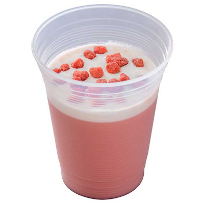 ホットストロベリードリンク（チーズホイップトッピング）