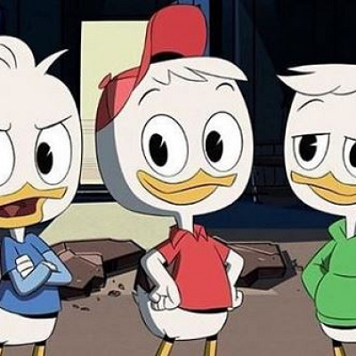 『ダックテイルズ』版のヒューイ・デューイ・ルーイ