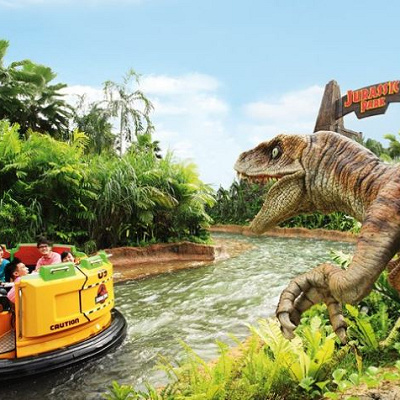 ユニバーサル・スタジオ・シンガポール「Jurassic Park Rapids Adventure」のイメージ