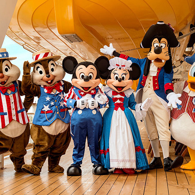 アメリカ独立記念日時のクルーズ衣装