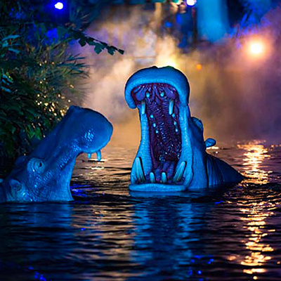 ジャングルクルーズのカバ