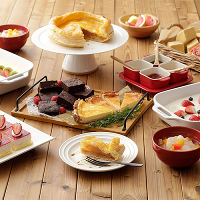 館のレストラン　デザートビュッフェ