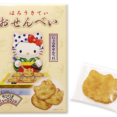 キティ ダイカットせんべい (しょうゆ味)