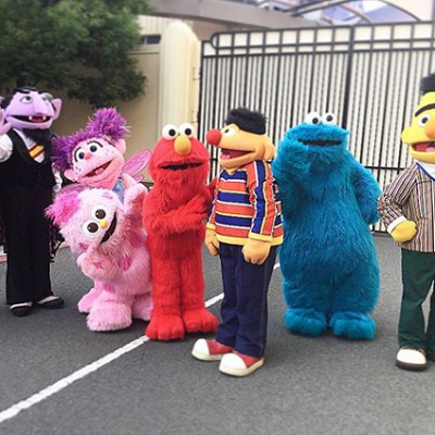 セサミストリートのキャラクター大集合