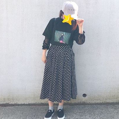 レイヤードコーデ