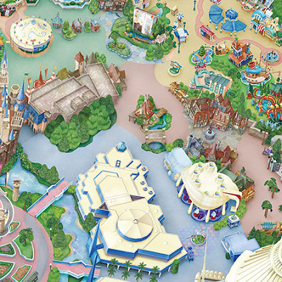 美女と野獣の新アトラクションの場所