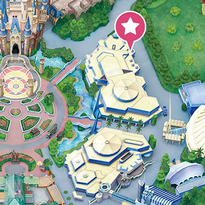 トゥモローランド･テラスの場所