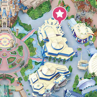 トゥモローランド・テラスの場所