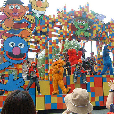 アメリカのポップなキャラクターたちがたくさん