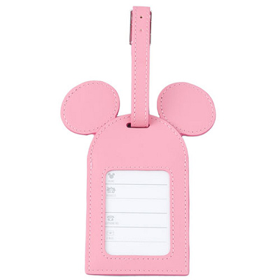 ラゲッジタグ裏（ミニーマウス）