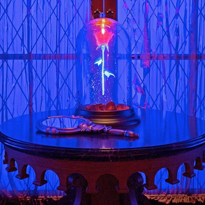 魔法のバラと鏡