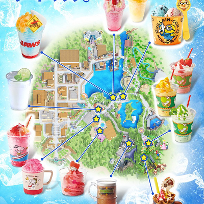 2026年USJのひんやりドリンク販売場所マップ②