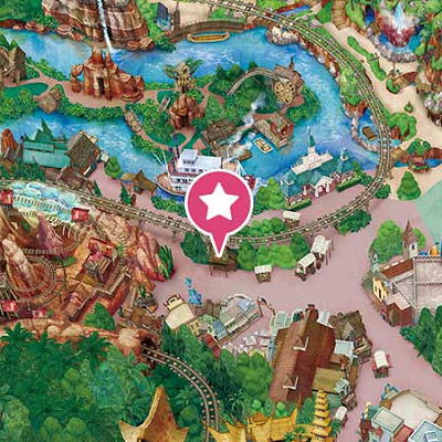 フロンティア・ウッドクラフトの地図