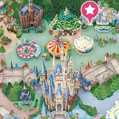 イッツ・ア・スモールワールドの地図