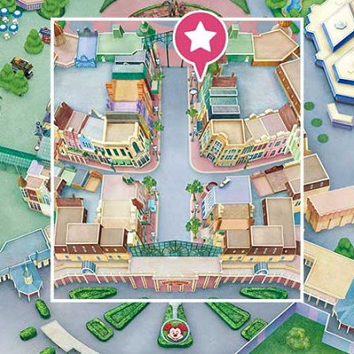 ペイストリーパレスの地図