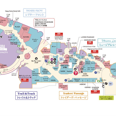 トレイダース・パッセージの地図